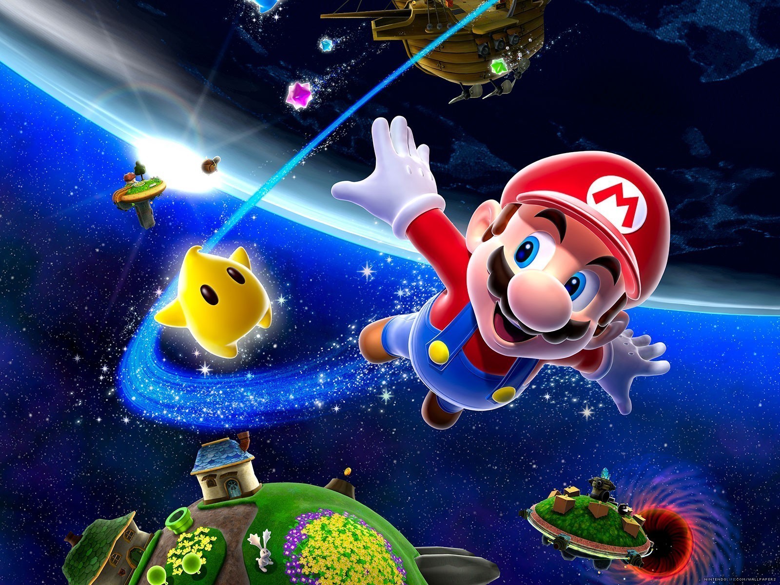 Super Mario Galaxy Adventure Wallpaper
