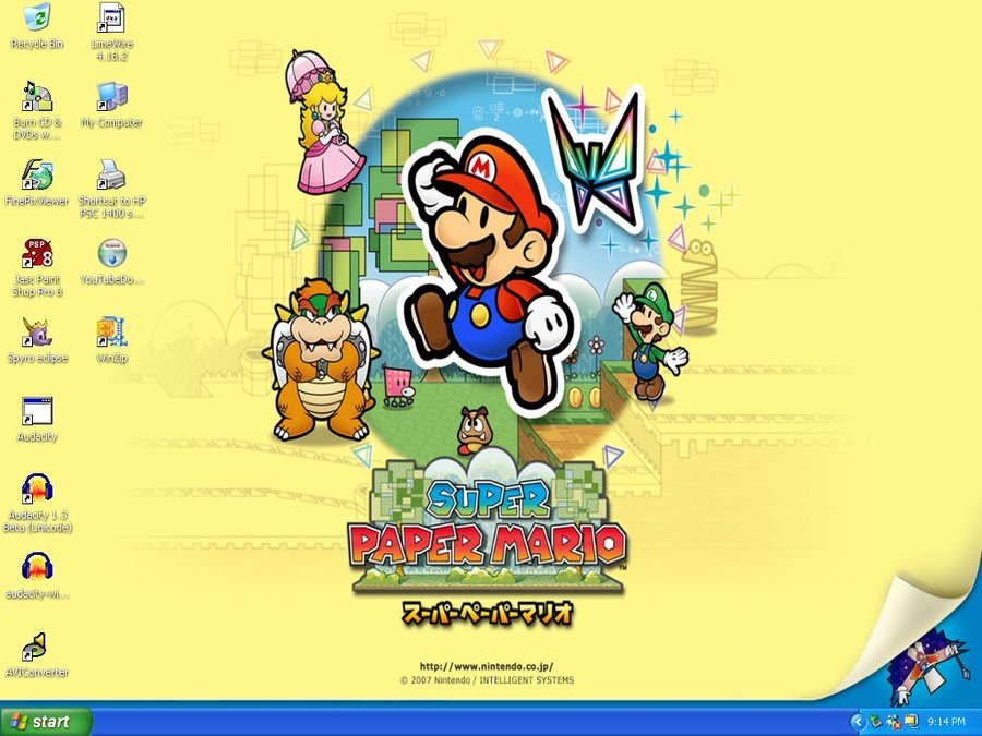Super Paper Mario Wallpaper Screenshot By Xflowerstarx