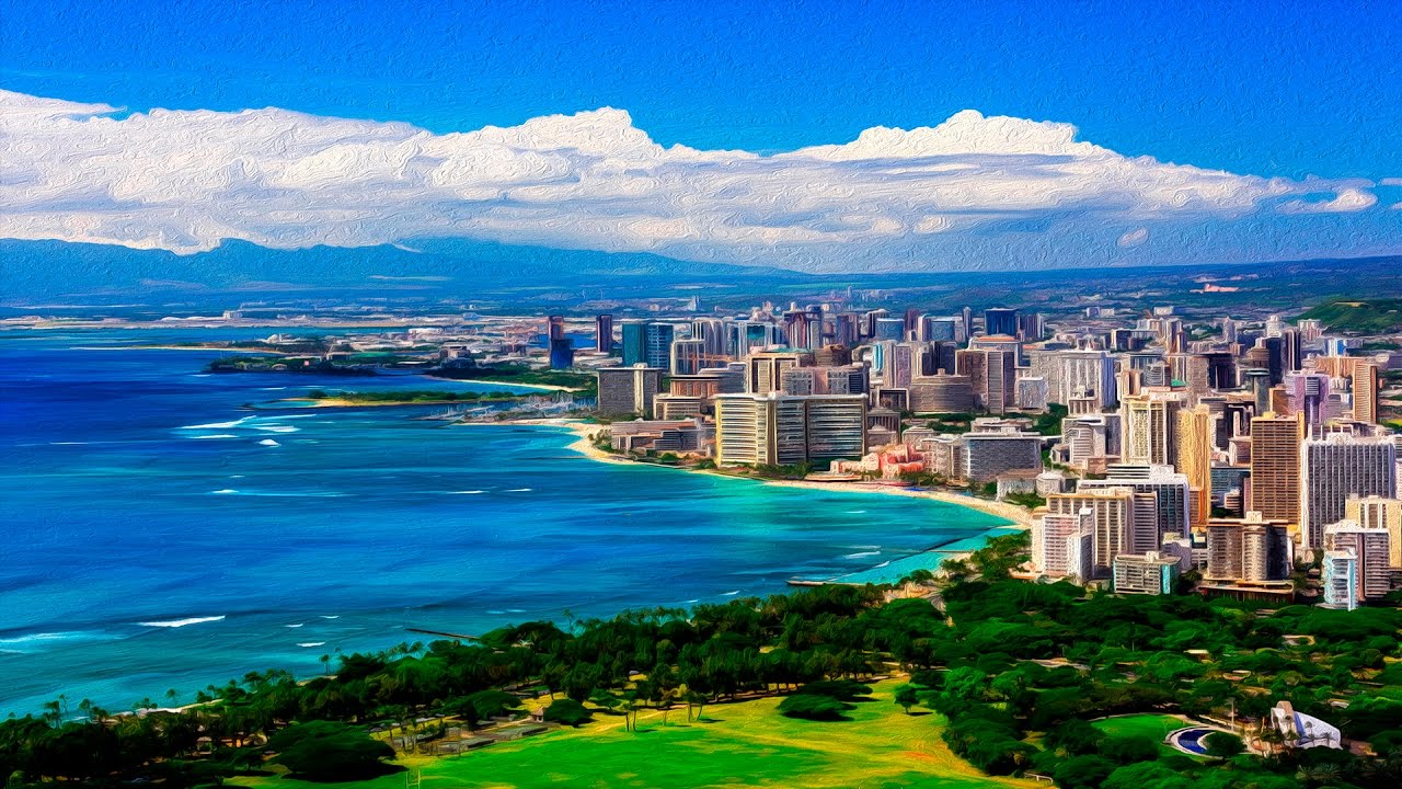 Waikiki Honolulu Oahu Hawaii United States A Travel Tour
