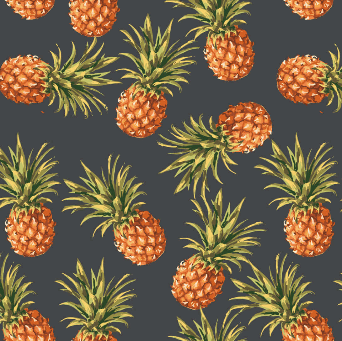 Cute Pineapple Wallpaper
