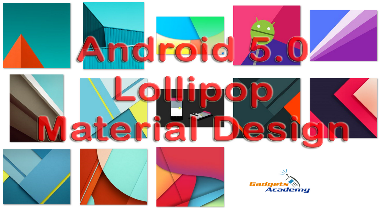 Here Android Lollipop Wallpaper Material Design