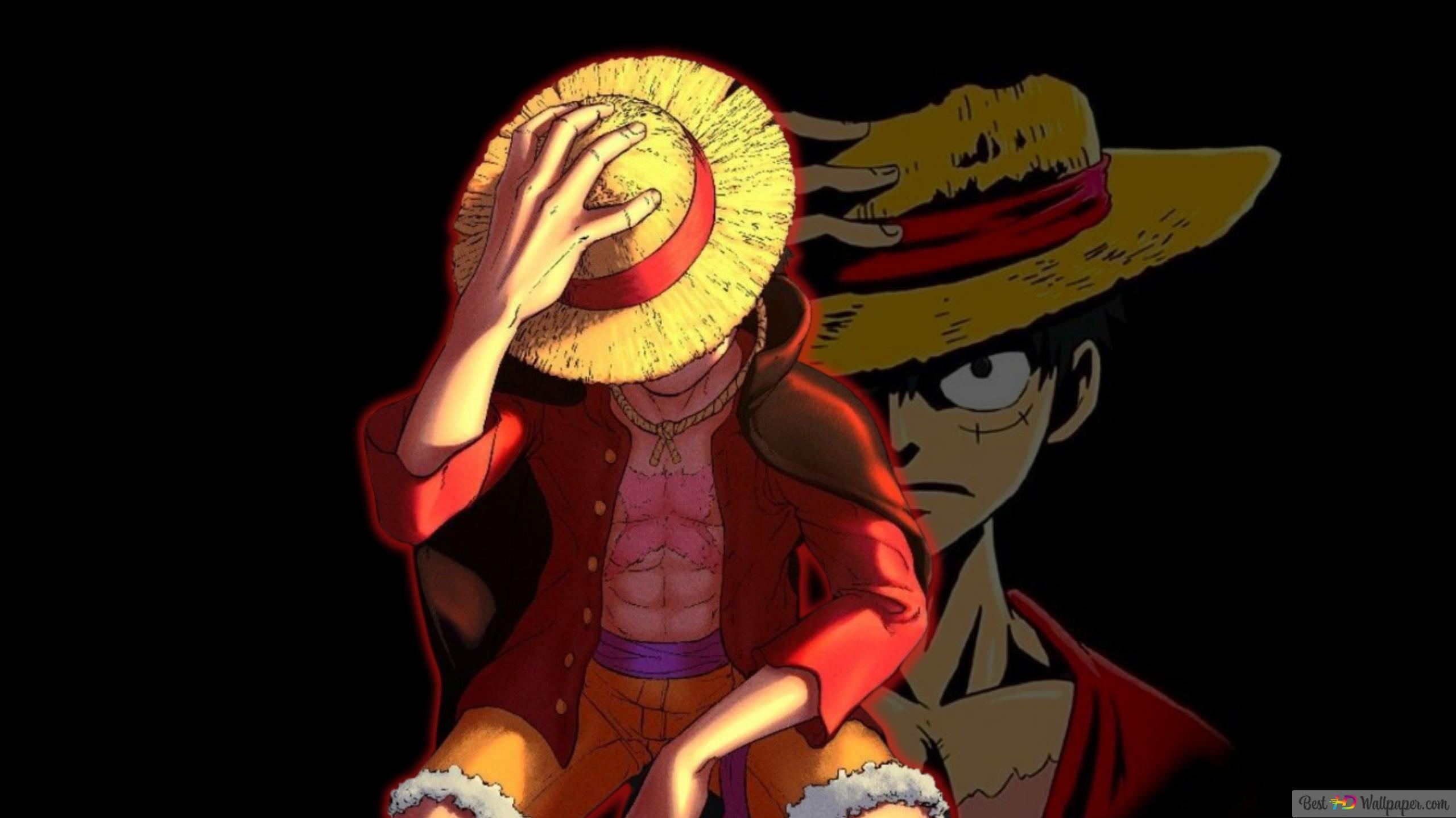  Free Download Monkey D Luffy Holding His Straw Hat 4k Wallpaper By 