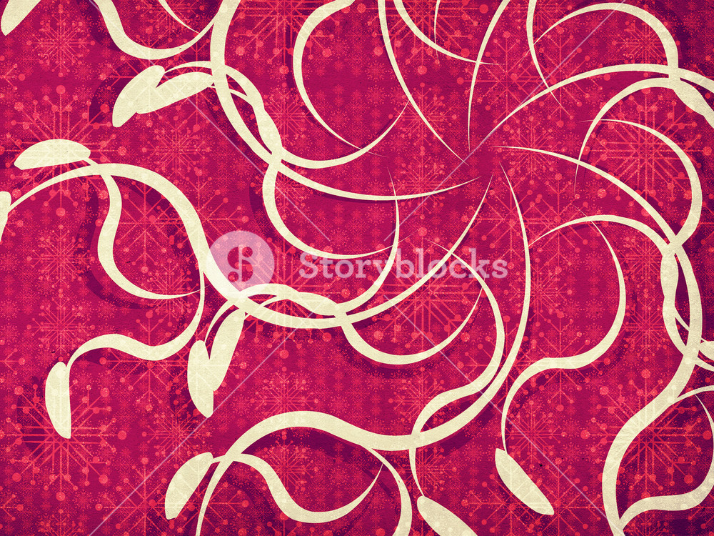 Illustration Of Purple Vintage Floral Pattern Texture Background
