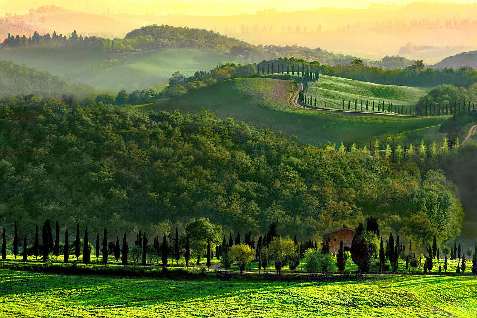 Italy Tuscany Hills