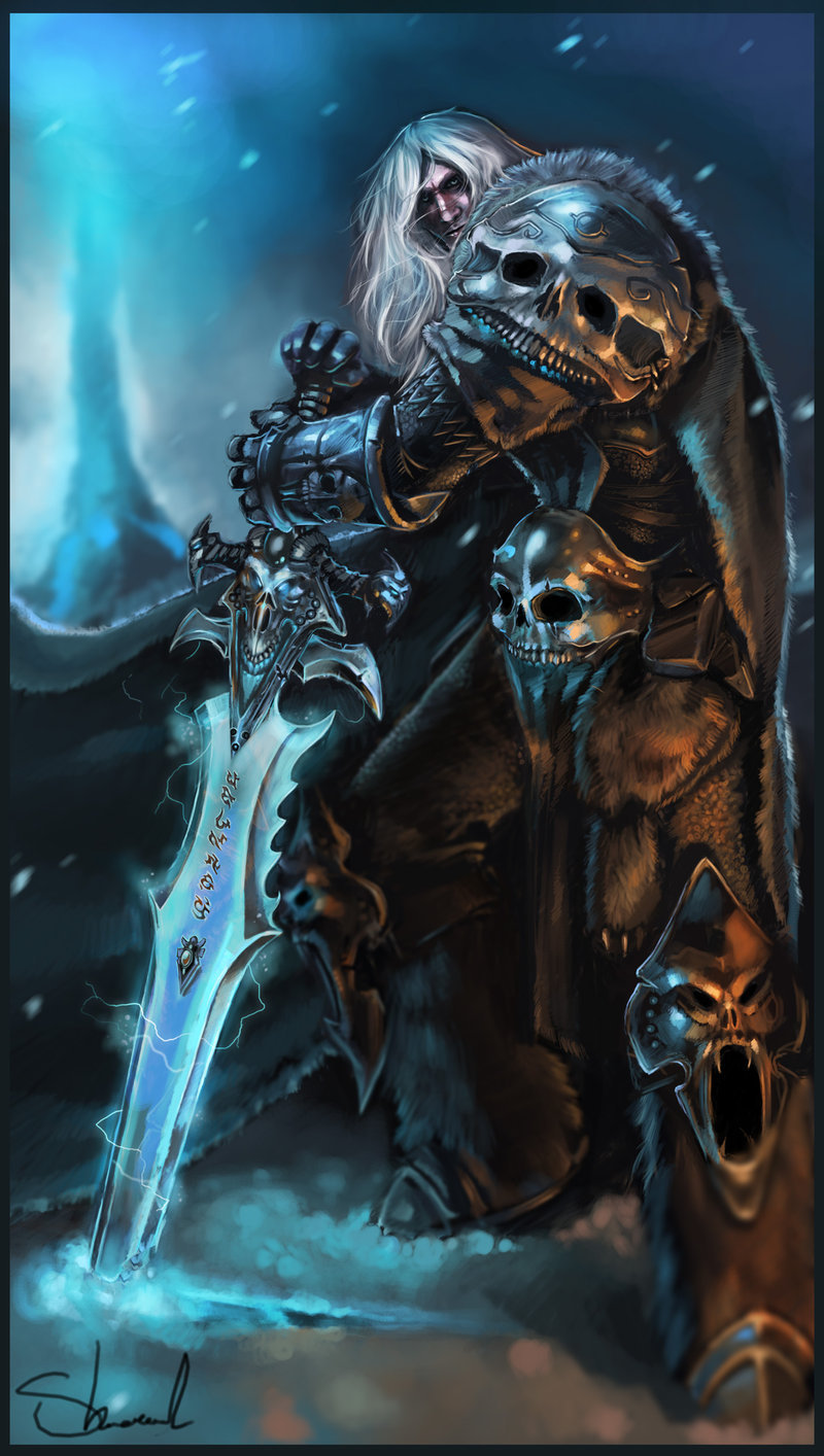 Frostmourne Wallpaper Arthas And By