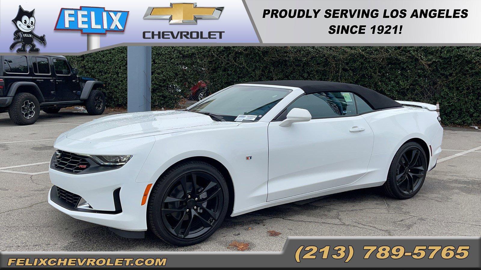 Los Angeles White Chevrolet Camaro New Car For Sale