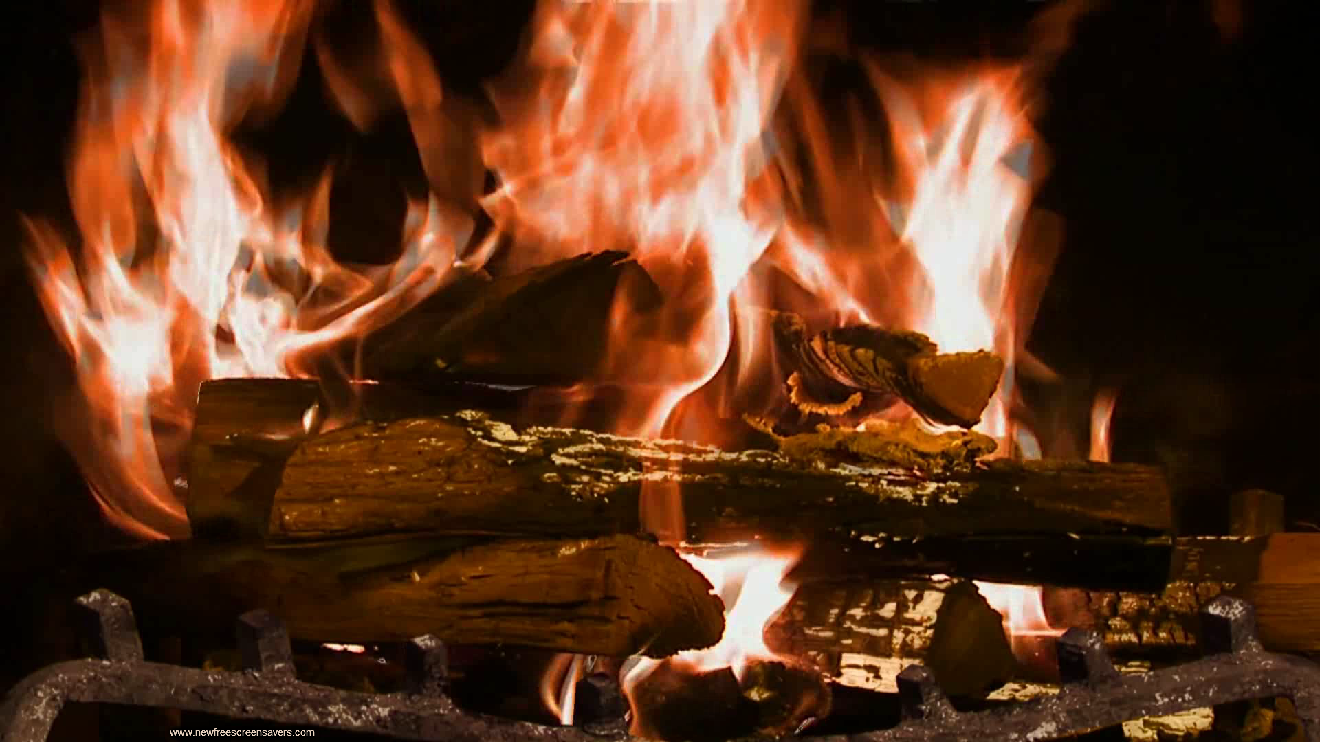 3d christmas fireplace screensaver free download