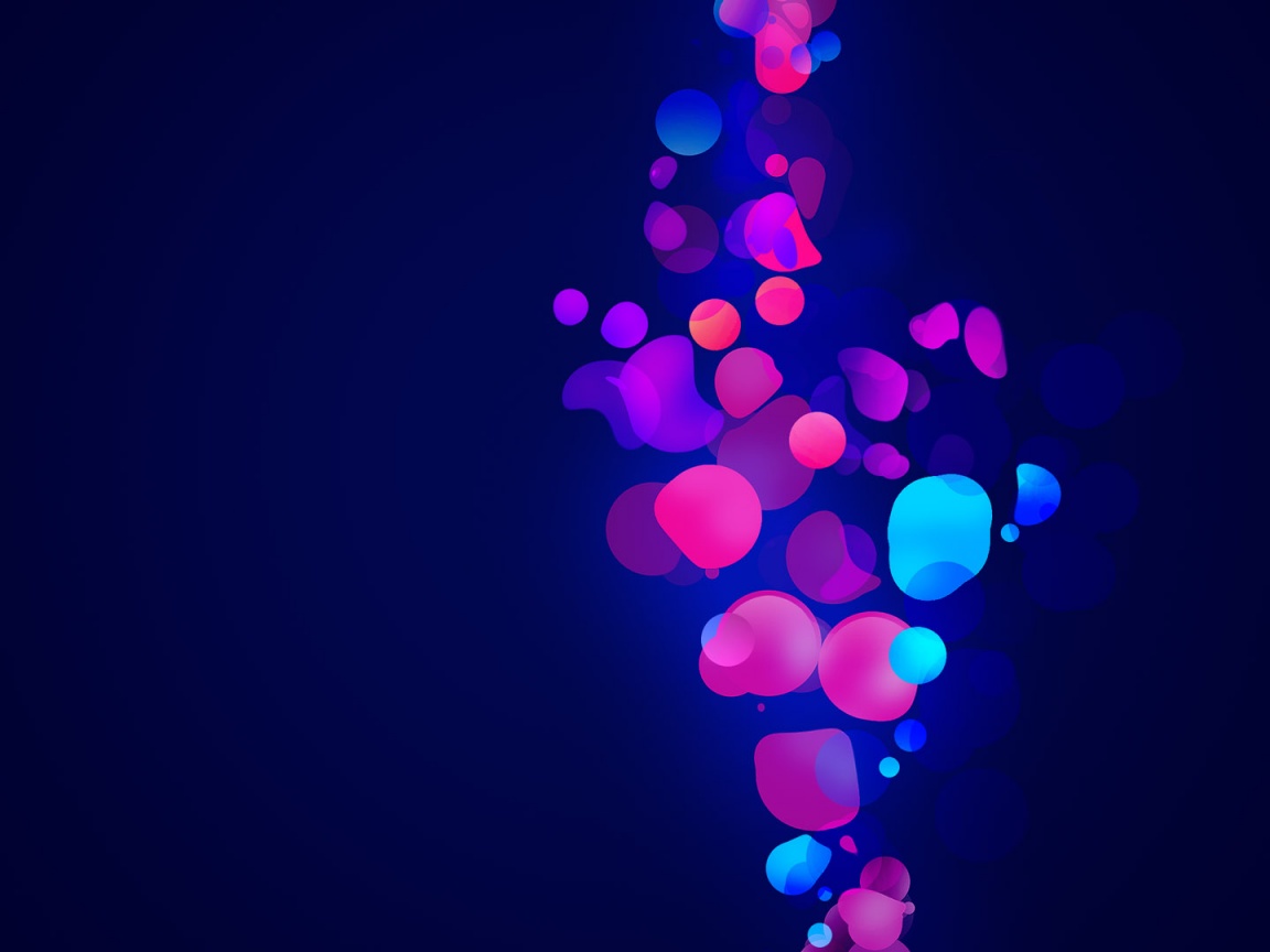 Abstract Blue Pink Shapes Desktop Pc And Mac Wallpaper