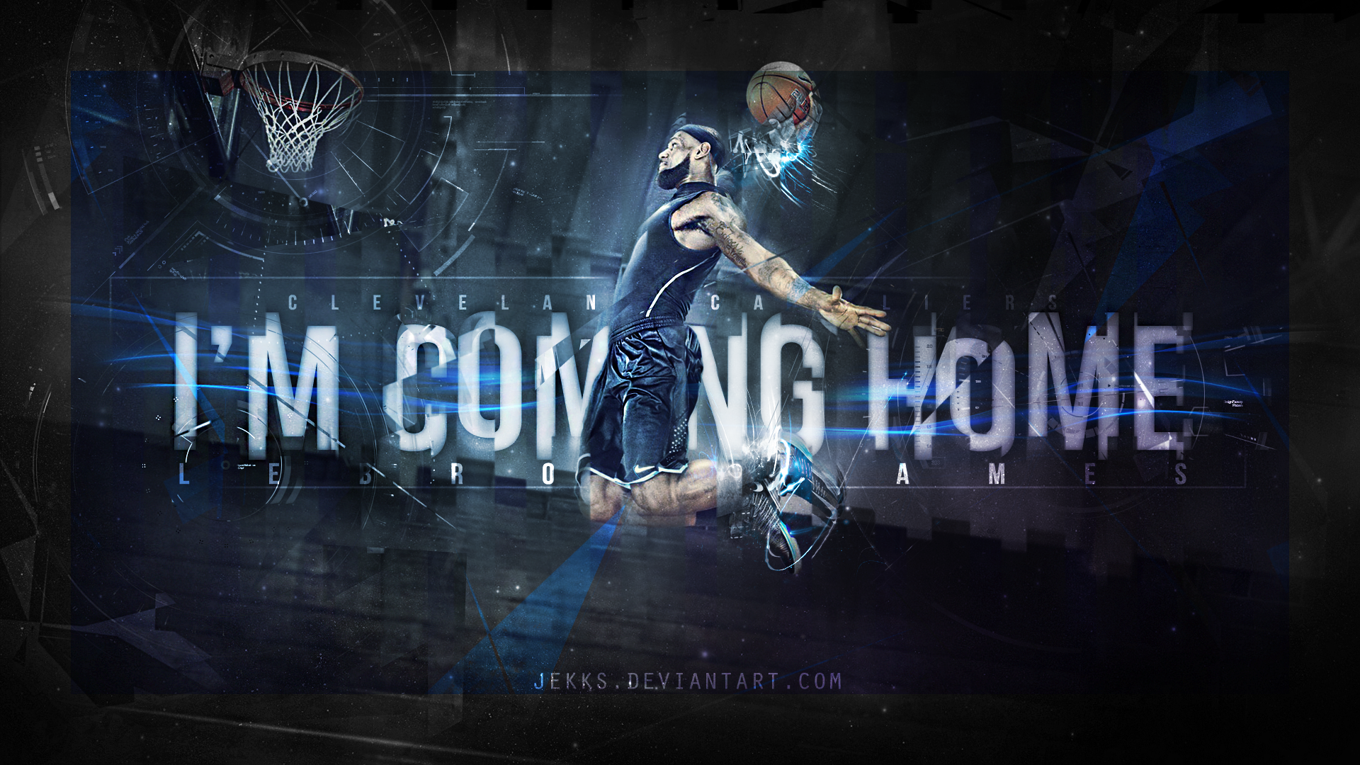 Lebron James I M Coming Home Cavaliers By Jekks