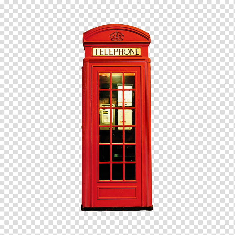 London Red Telephone Booth Transparent Background Png Clipart