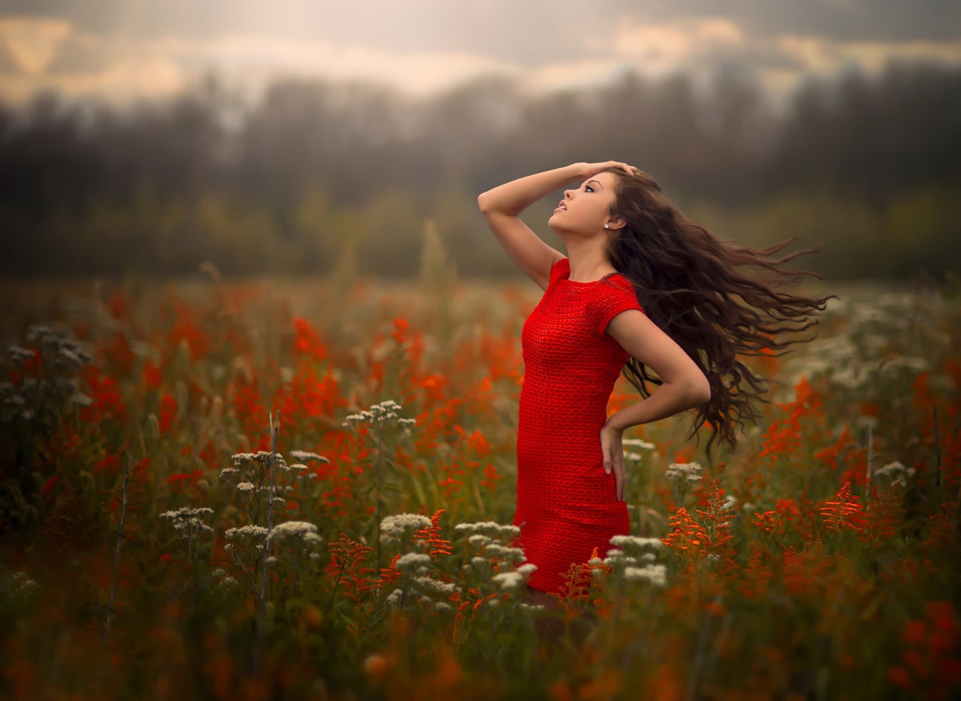 Women Nature Wallpaper HD