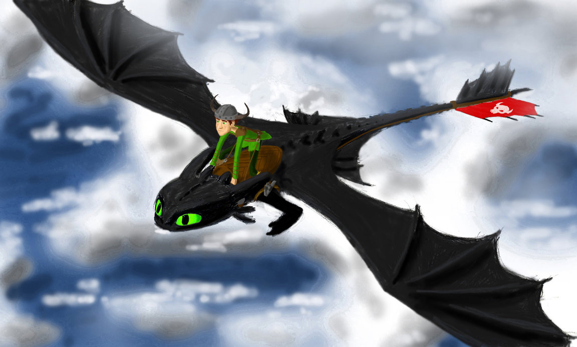 Hiccup And Toothless By Taipu556