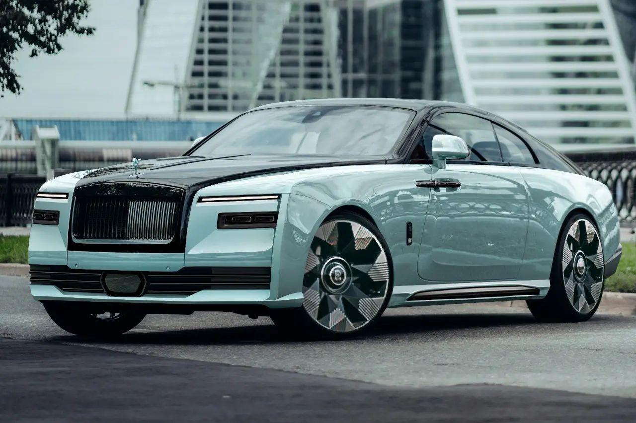 Rolls Royce Spectre Ev Digitally Drops All Camo Shows