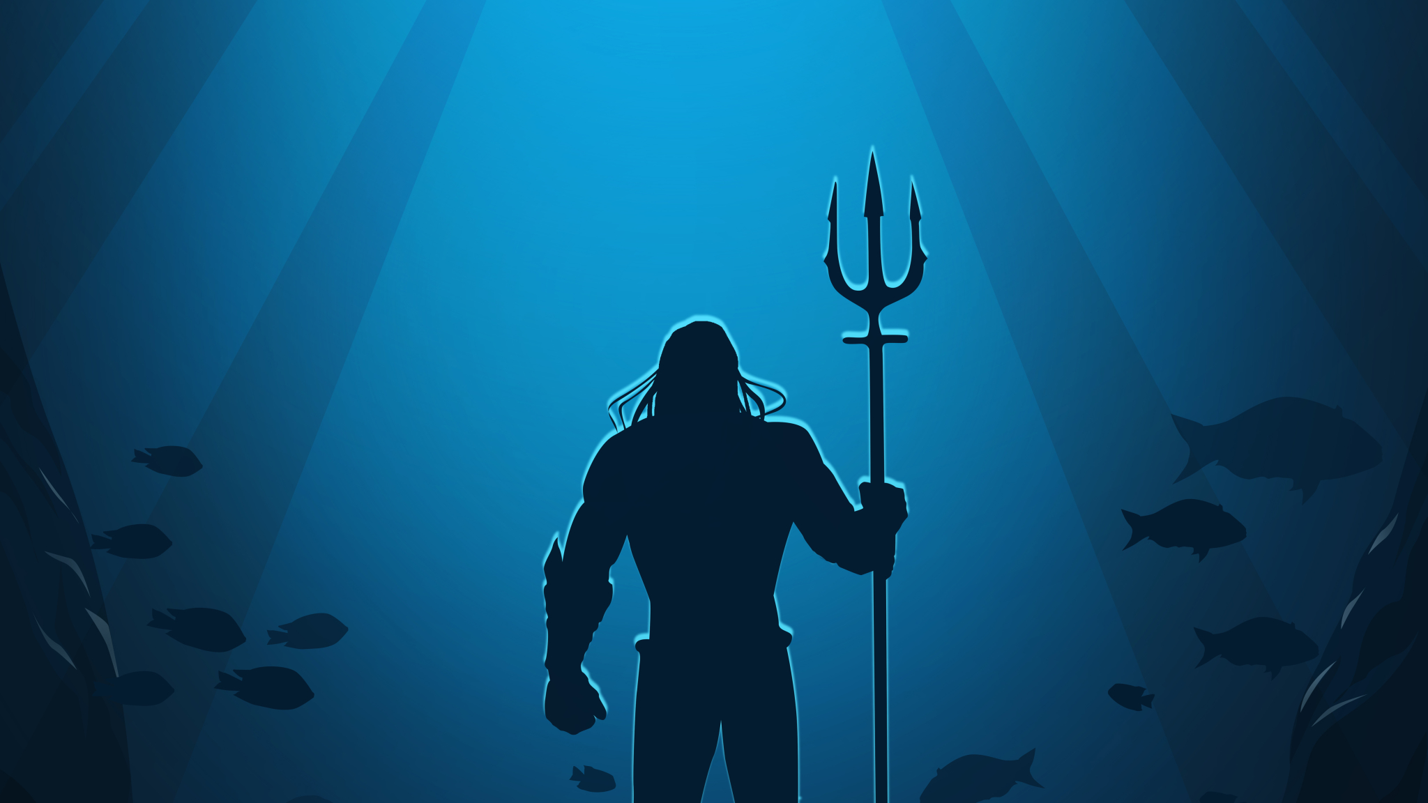 Aquaman Minimalist Poster Resolution Wallpaper
