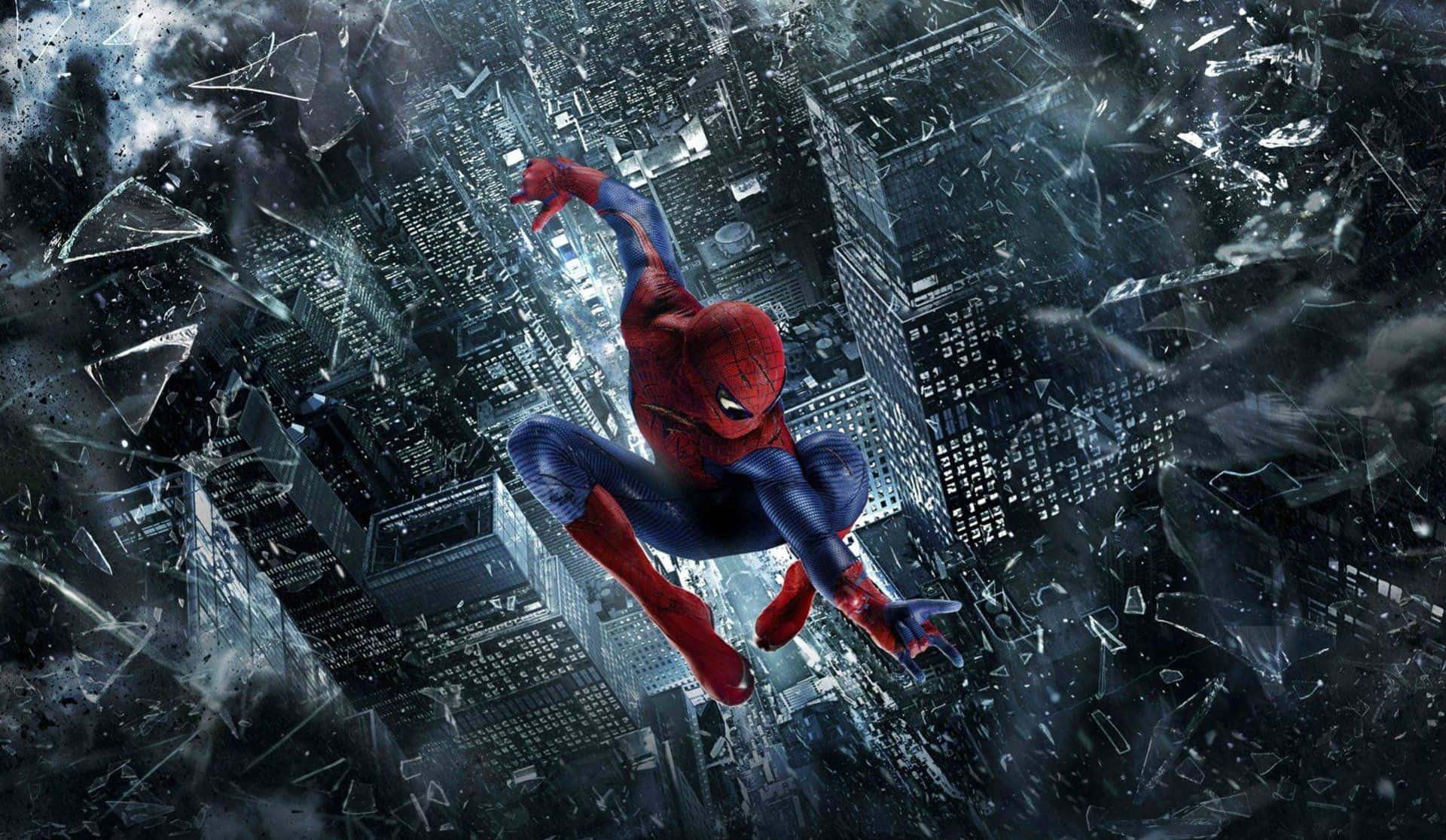 Cityscape Spider Man Puter Wallpaper