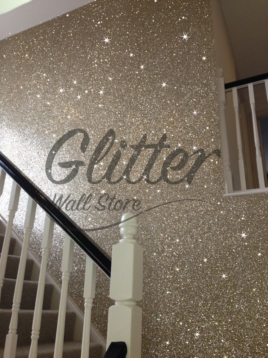 Gold Glitter Wallpaper Hallway Decor Product