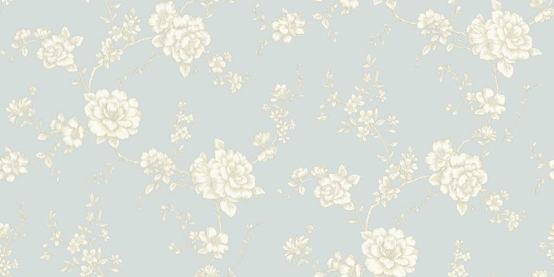 Notes Tags Background Vintage Floral Roses Blue White Background