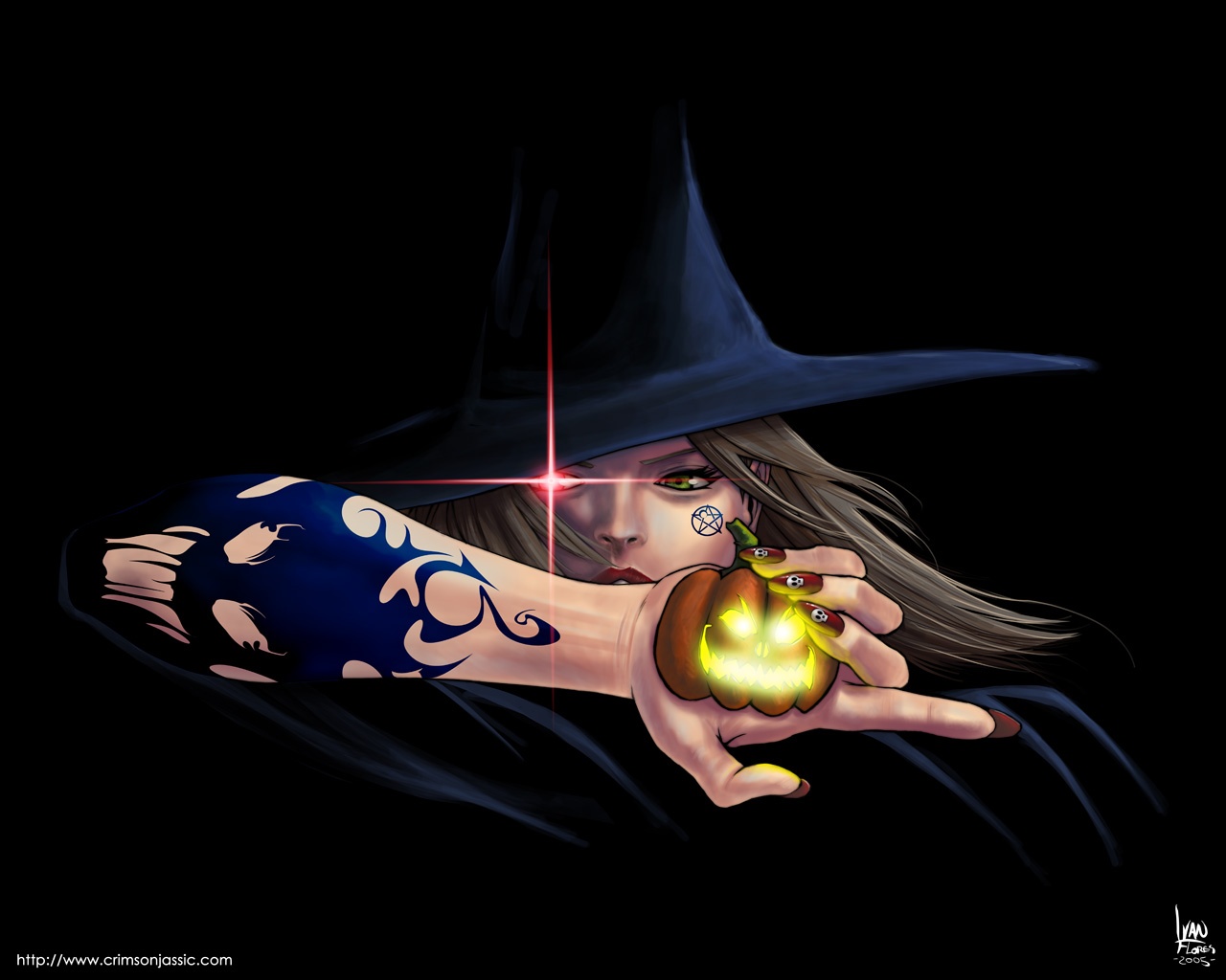 1280x1024 Halloween witch desktop wallpapers and stock photos