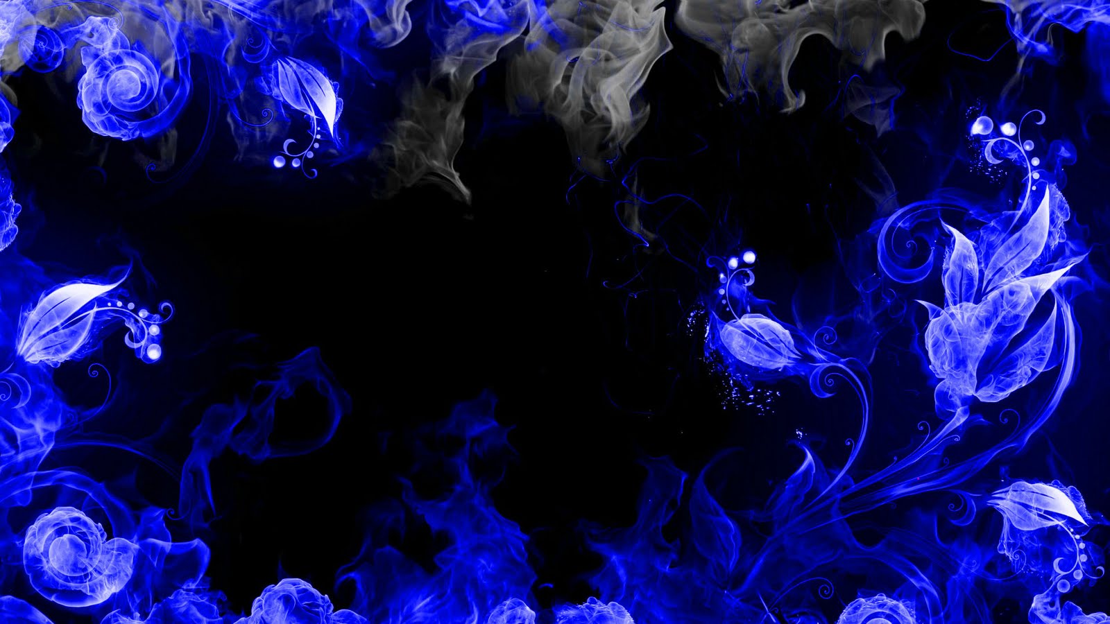 Gallery For Gt Anime Blue Fire Background