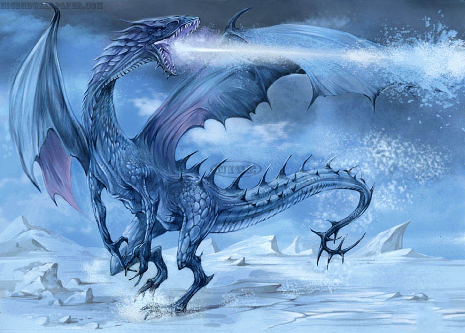 Fantasy I HD Image Part Luv Dragons In Ice