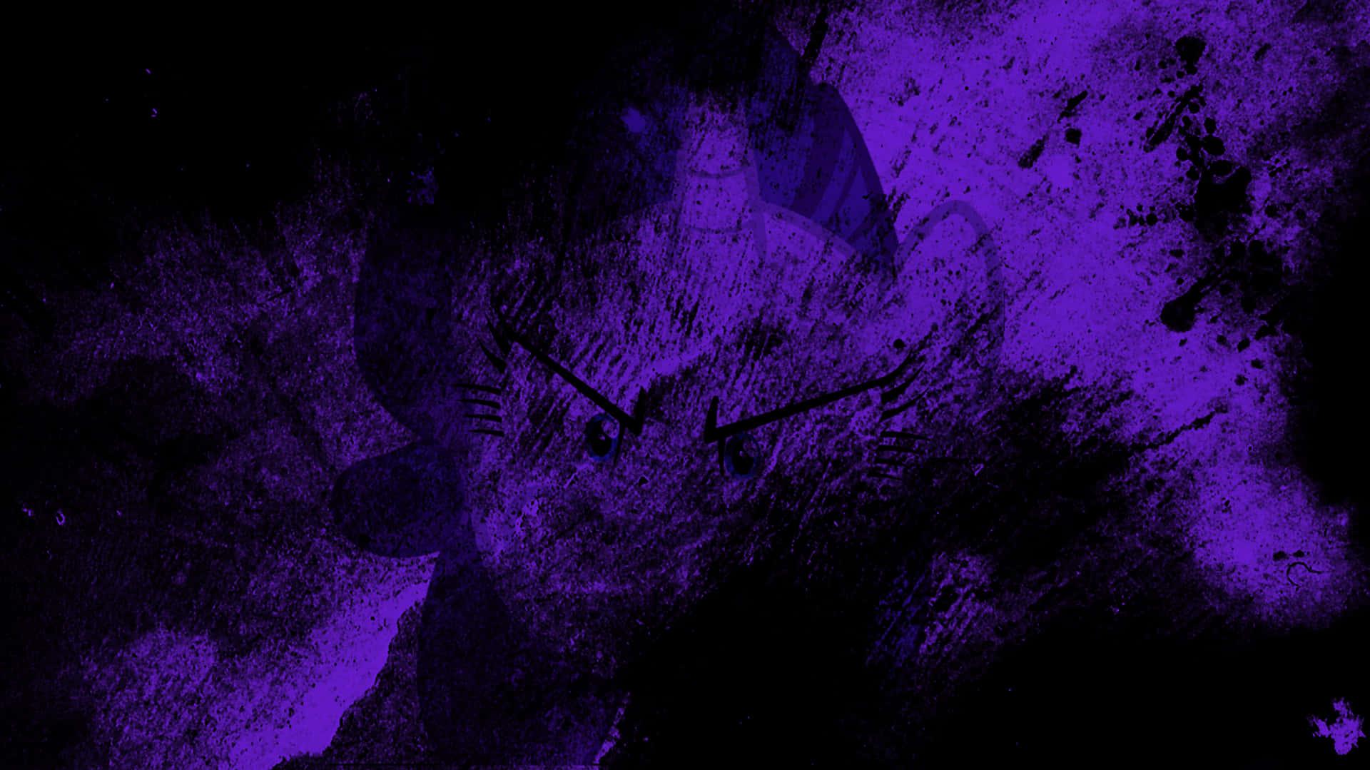 Dark Purple Aesthetic Grunge Desktop Wallpaper