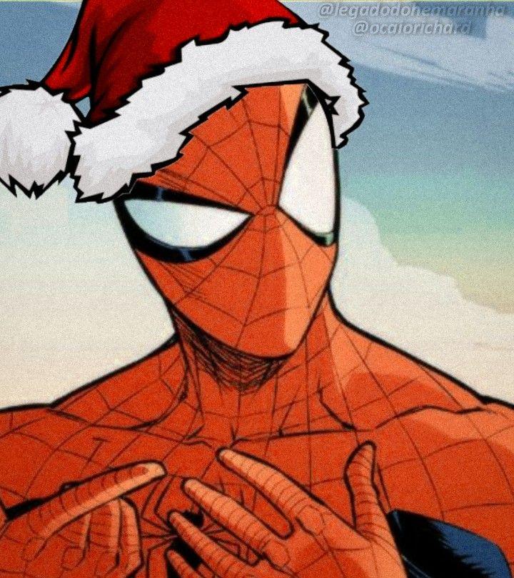 Mobile wallpaper Spider Man Movie Santa Hat Miles Morales Spider Man  Into The Spider Verse 484133 download the picture for free