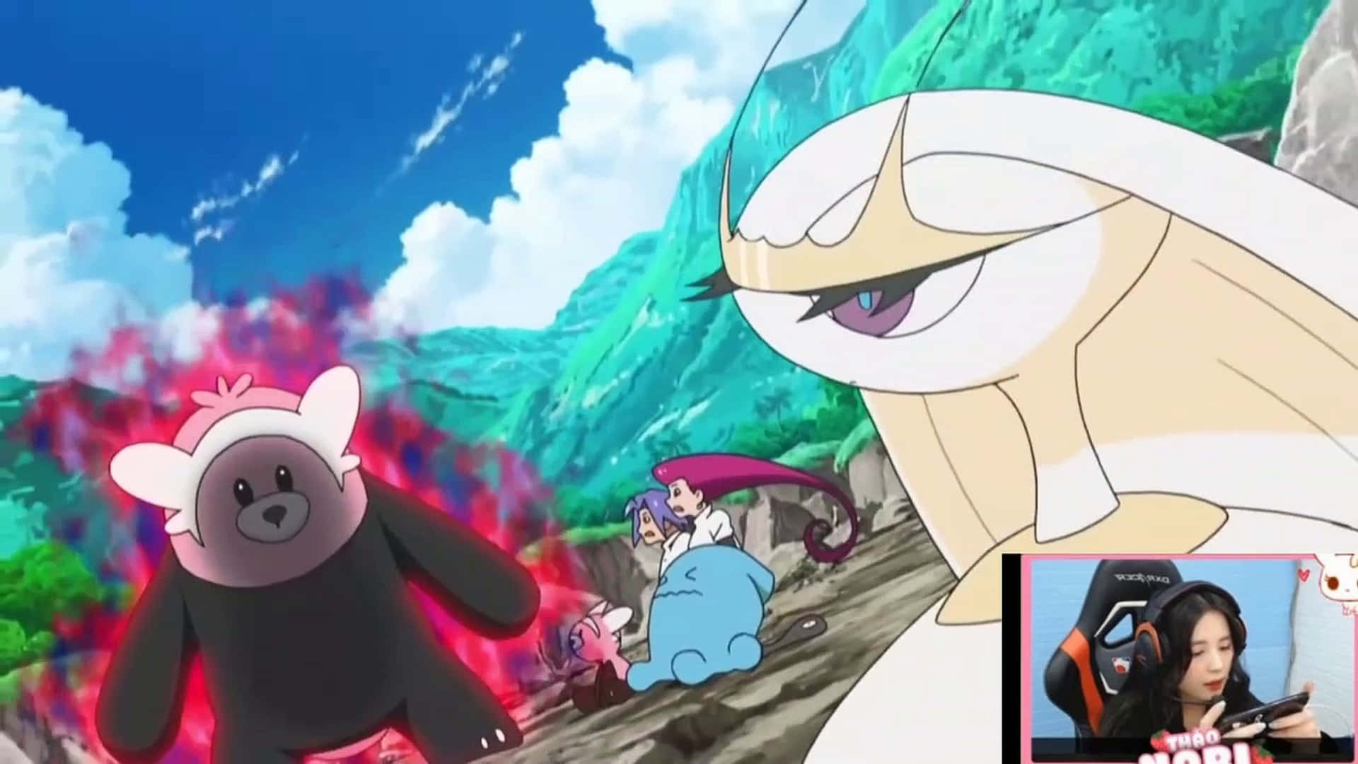 Pheromosa Vs Bewear Pokemon Battle 163r5778zvutkbtn Wallpaper