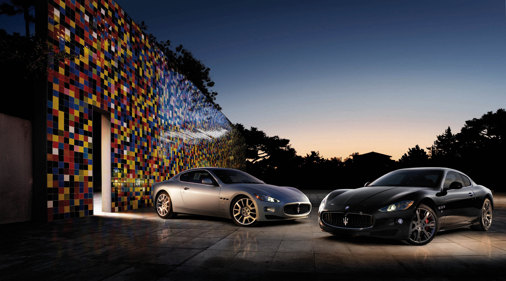 Maserati Granturismo Auto Wallpaper Groenlicht Be