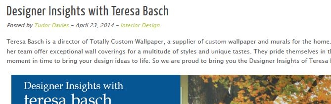 Totally Custom Wallpaper Designer Insights Feature