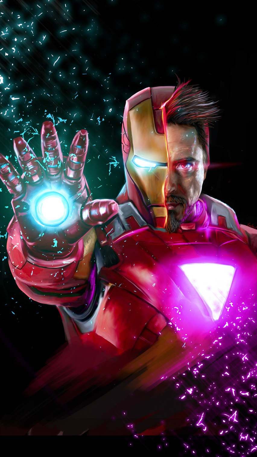 Avengers Endgame Tony Stark Iron Man iPhone Wallpaper