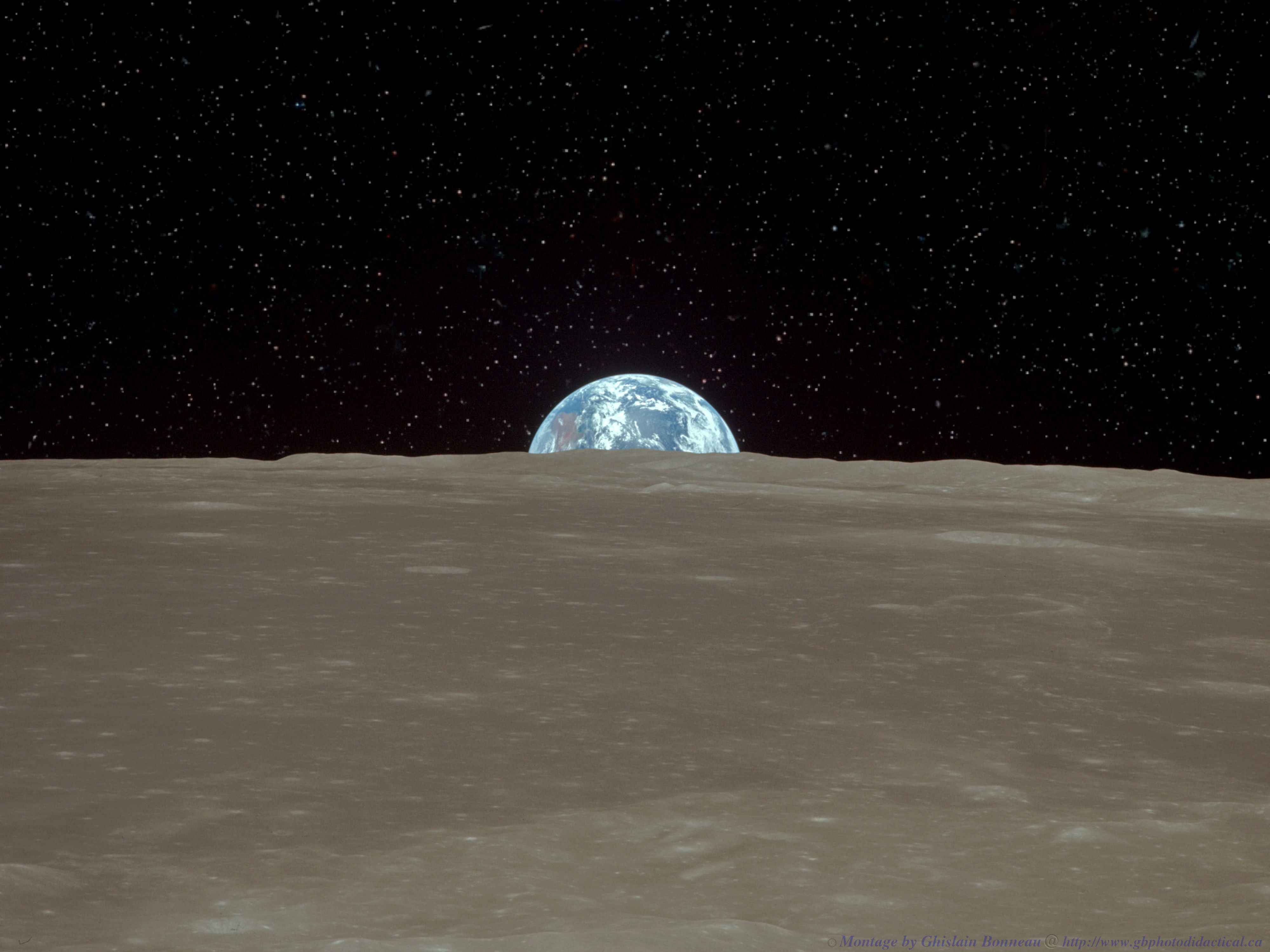 Wallpaper Nasa Apollo Earthrise From The Moon