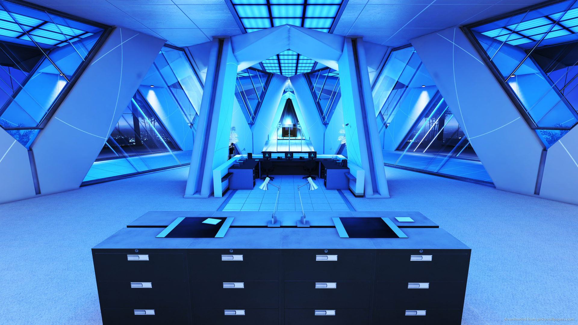 Mirror S Edge Server Room Wallpaper Link To This