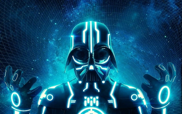 Vader Tron Science Fiction Wallpaper High Quality