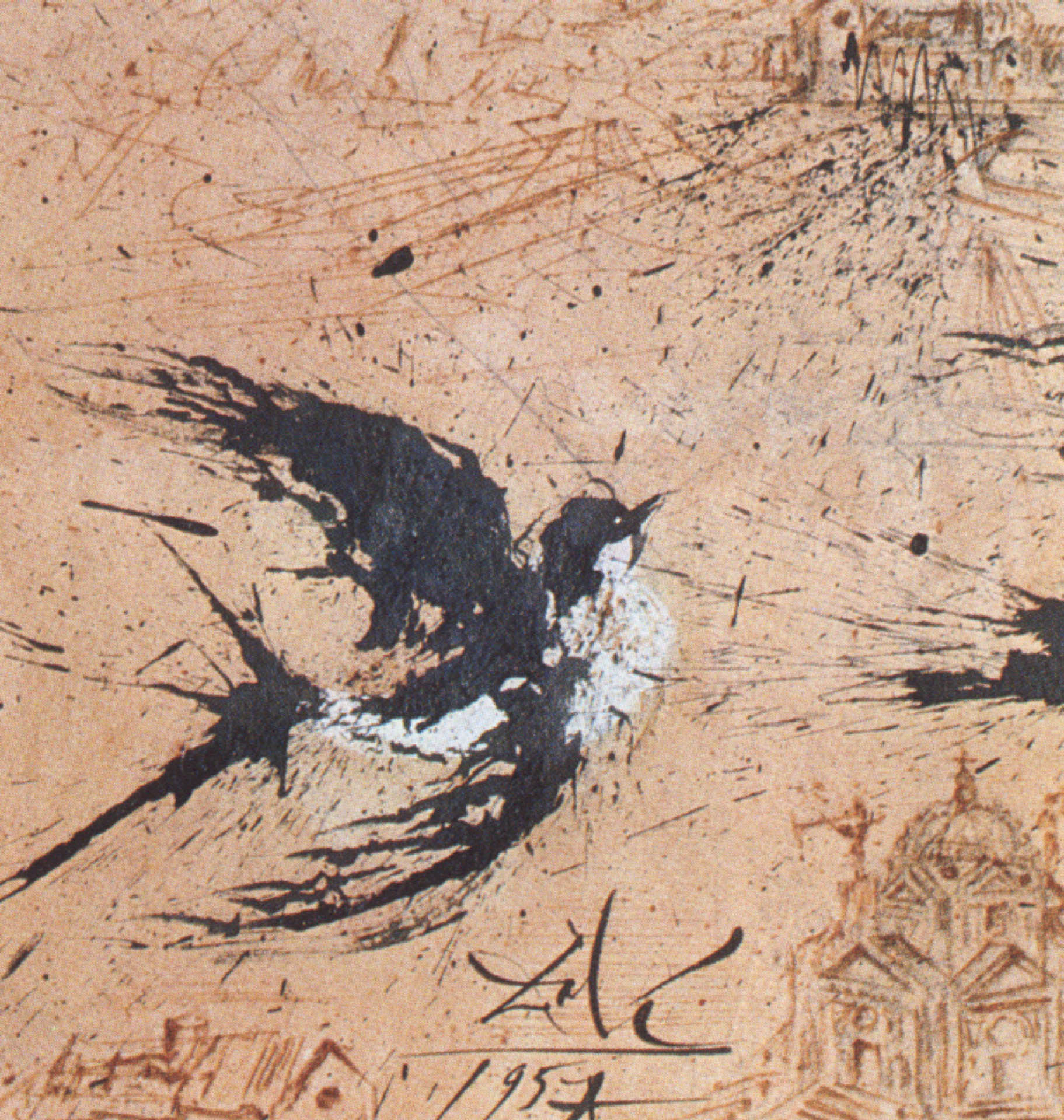 The Swallow Surrealist Salvador Dali Art Wallpaper Picture