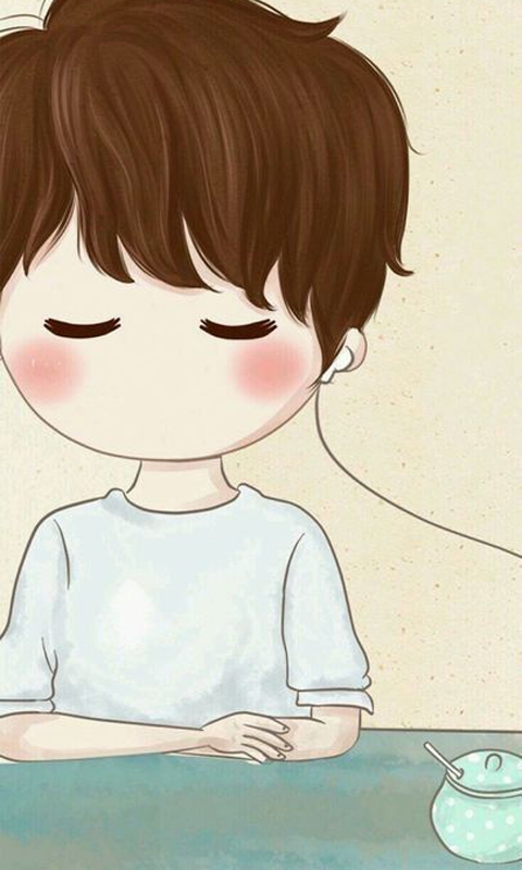 Cute Couple Cartoon Wallpaper HD