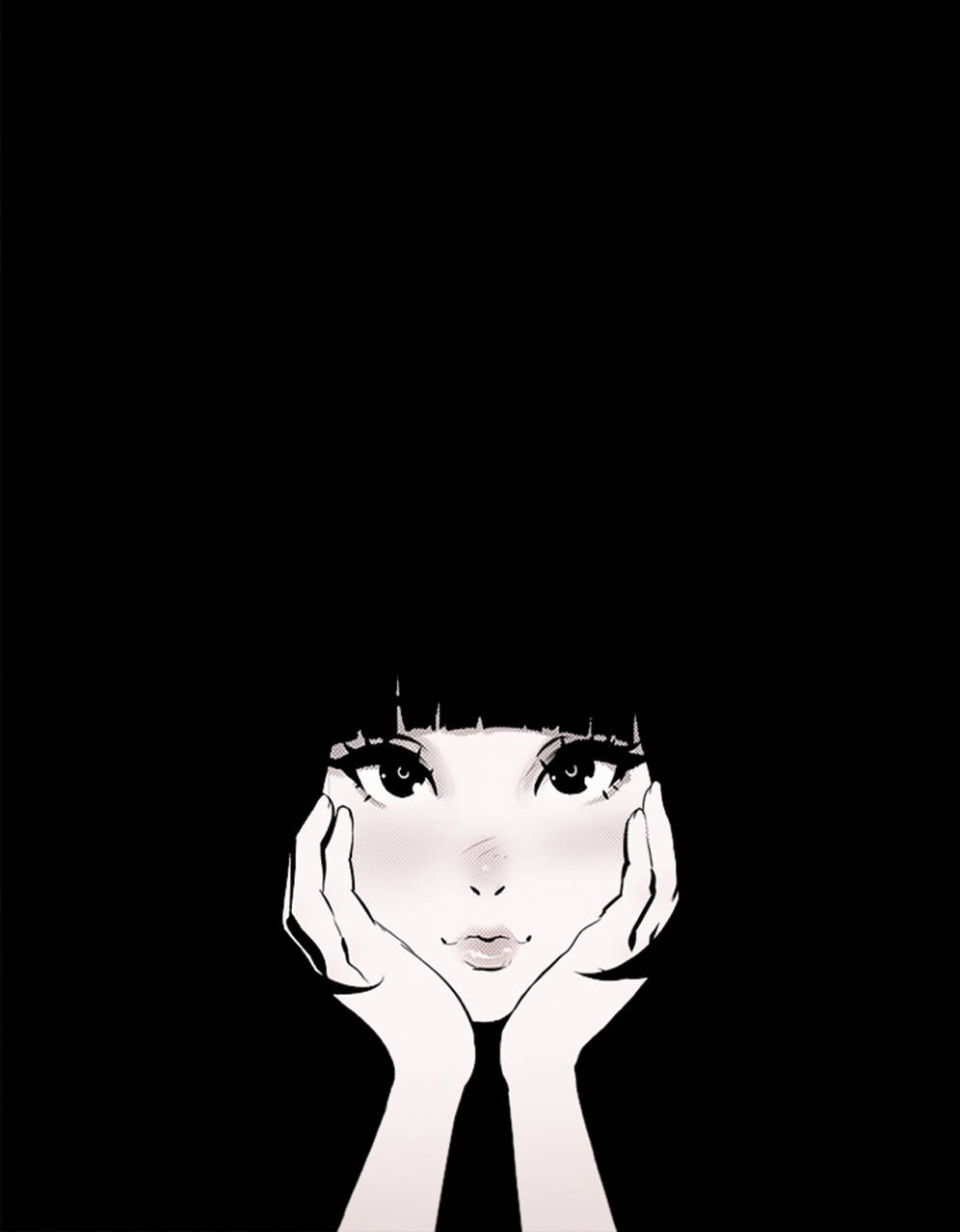 Black Girly Background Wallpaper