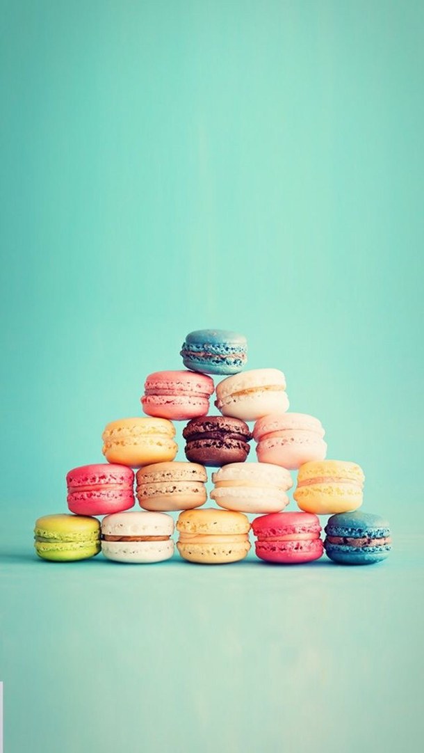 Donut iPhone Macaron Vintage Wallpaper 5s Image By
