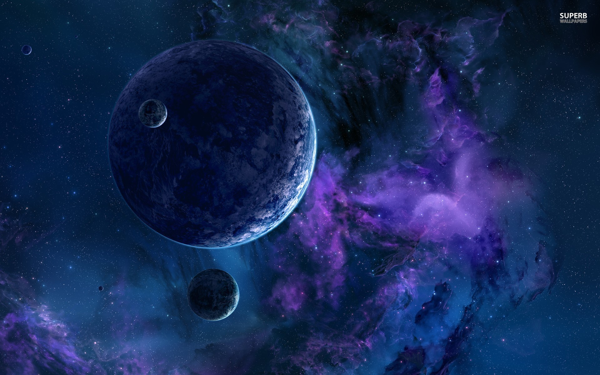 Free Download Purple Space Galaxy Wallpaper Wallpapers55com Best