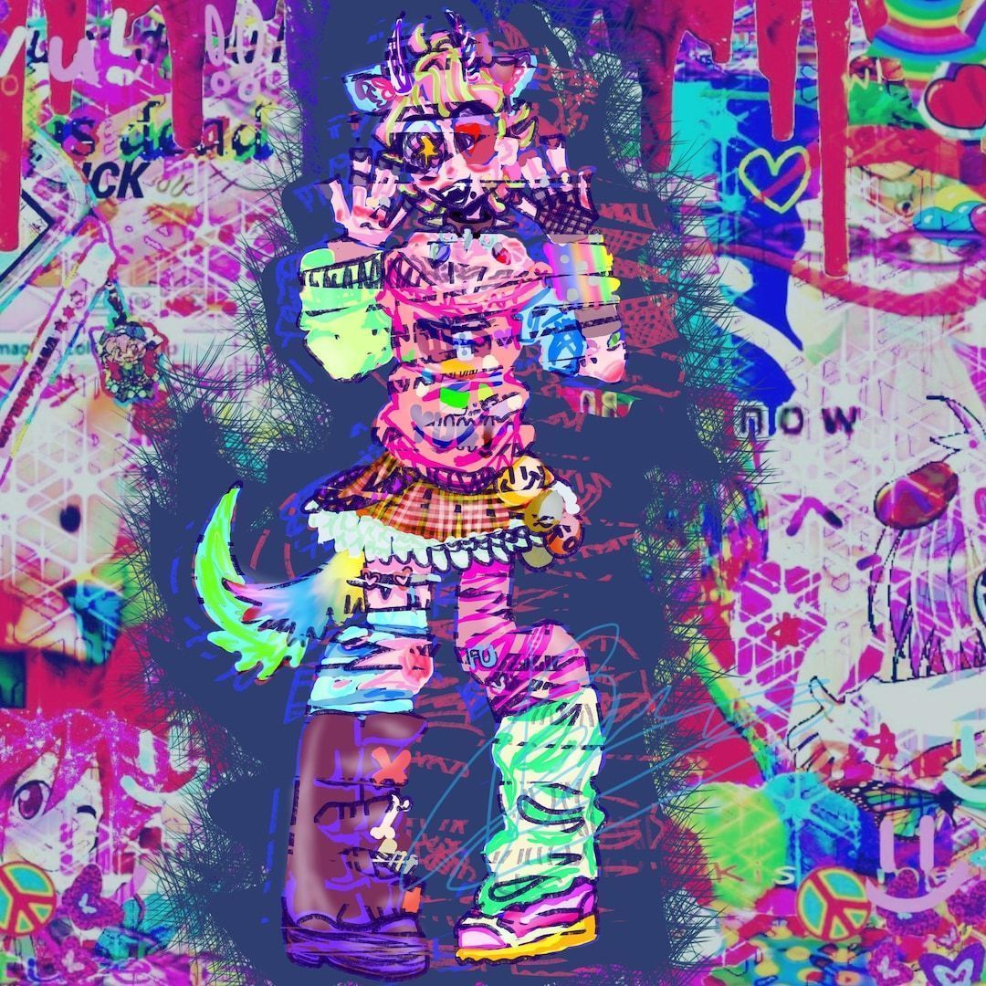Glitchcore Aesthetic Wallpaper