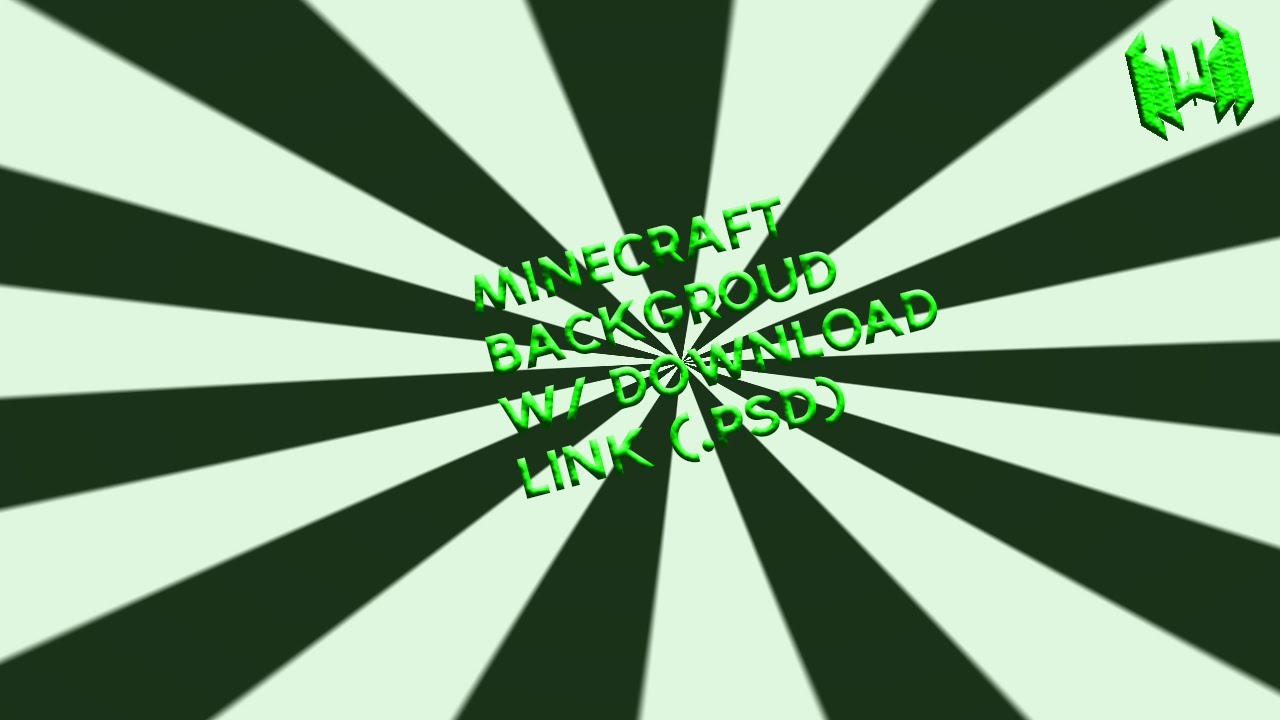 Minecraft Background W Template Psd