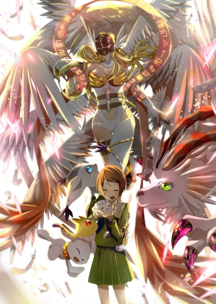 Digimon Adventure Tri Hikari Kari With Gatomon S Evolutions