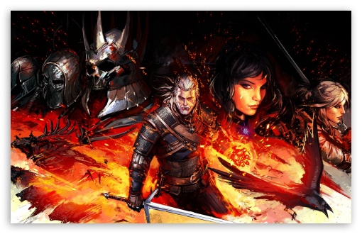 The Witcher Wild Hunt HD Wallpaper For Standard Fullscreen