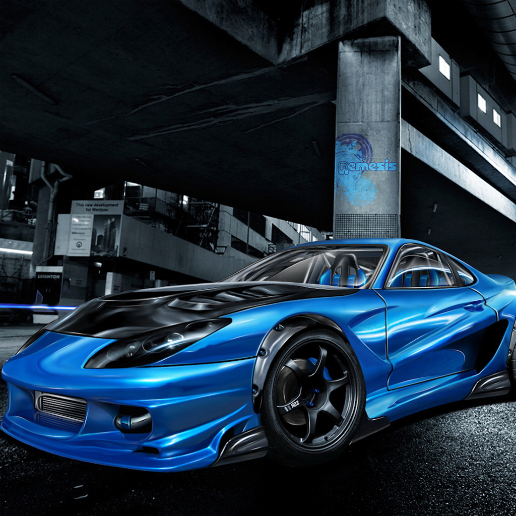 Nemesis Street Race Car iPad Wallpaper