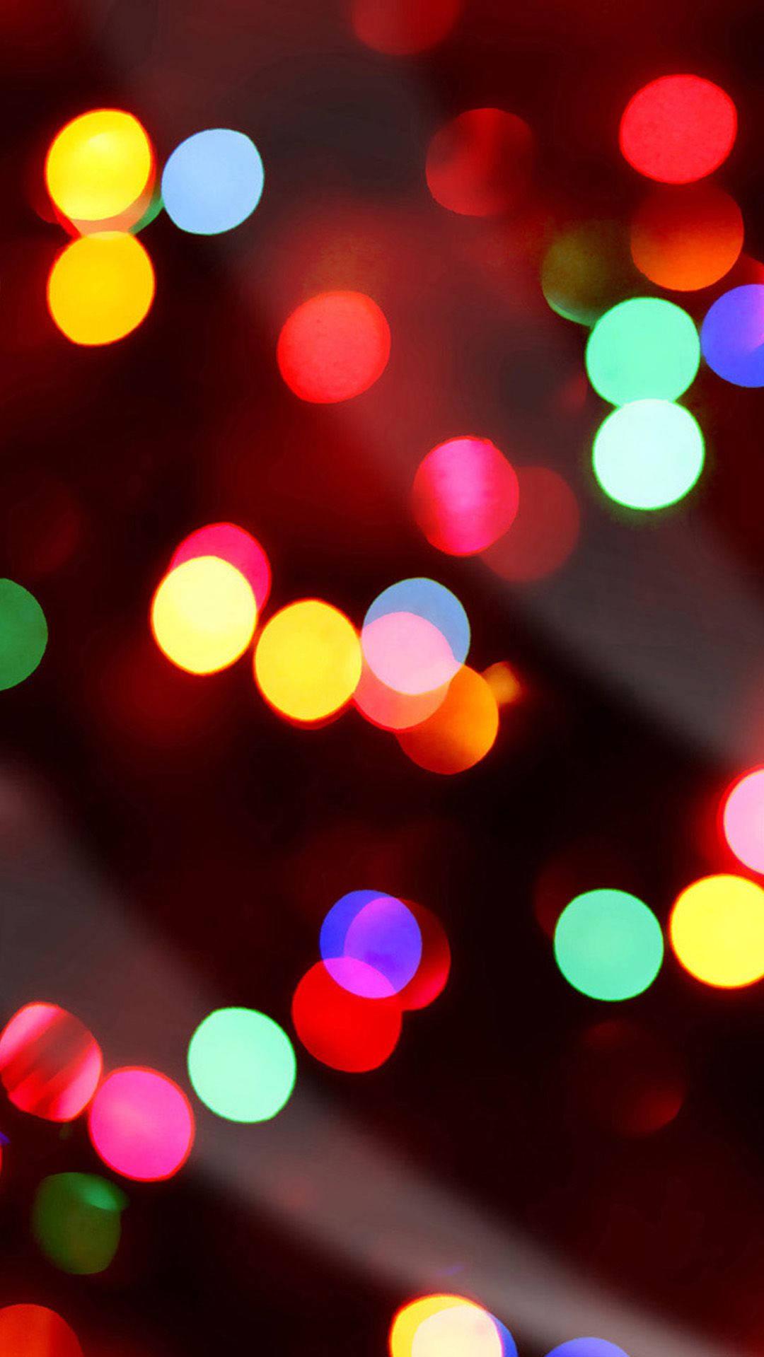 A Close Up Of Red And Green Christmas Tree Wallpaper