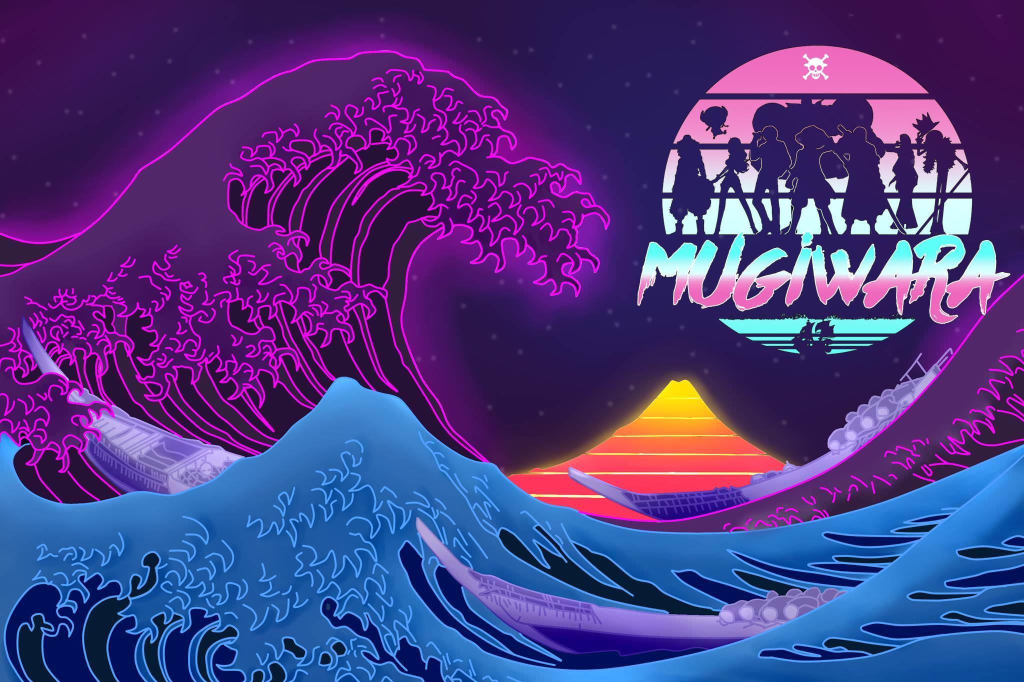 Didn T Find Any Synthwave One Piece Wallpaper So I Made My Own