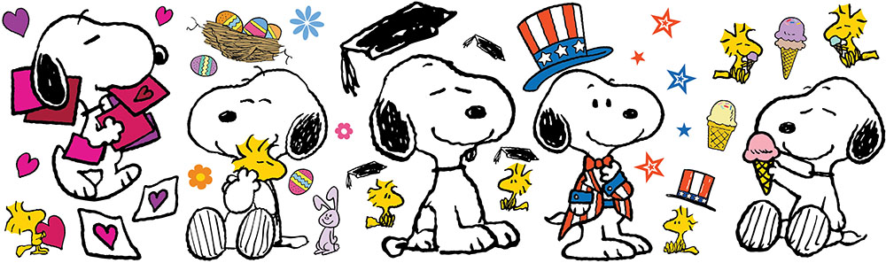 Peanuts Spring Summer Snoopy Poses School Bulletin Boards Eureka