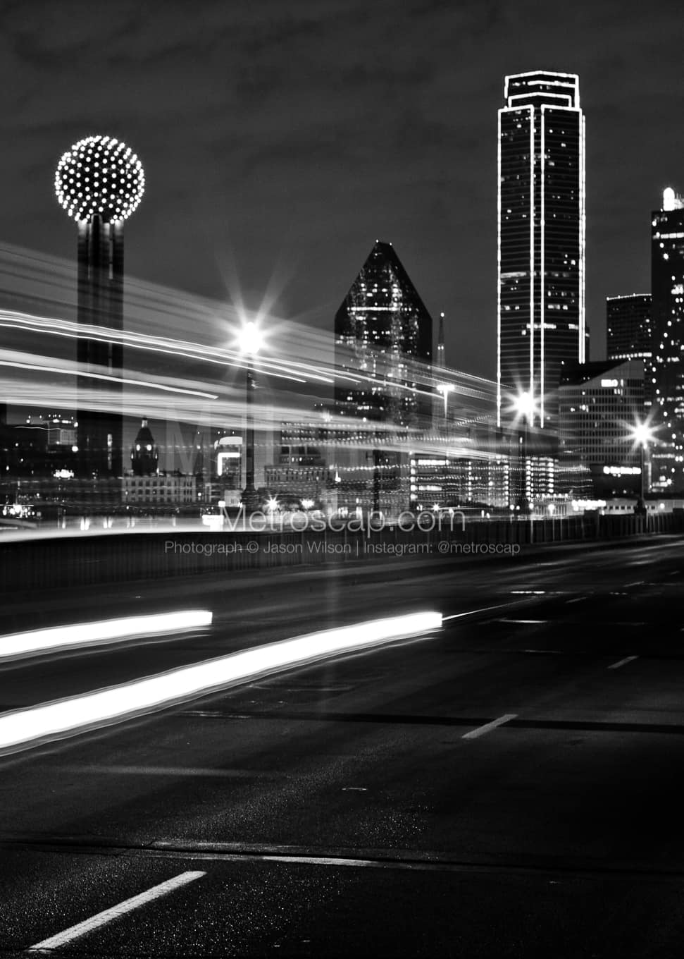 The Dallas Skyline Framed Wall Decor 971x1360
