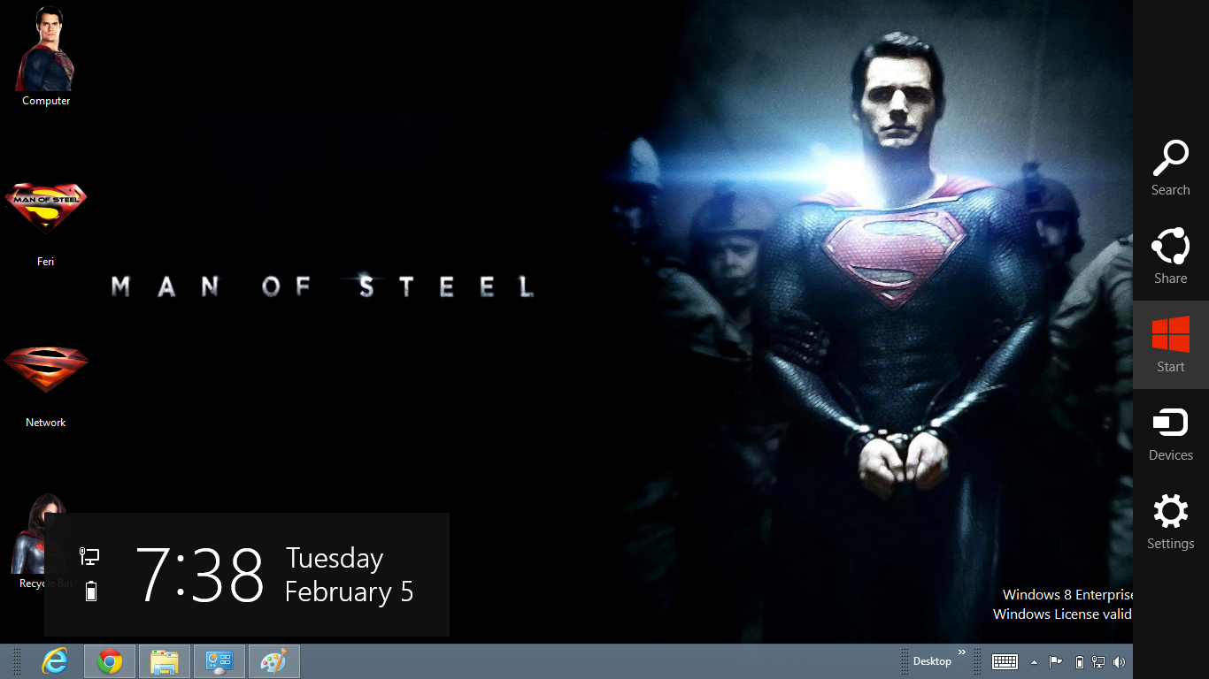 Man Of Steel Windows And Theme Ouo Themes