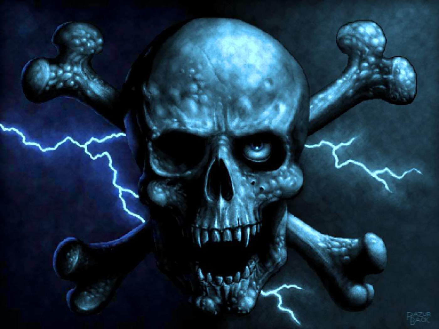 Unholy Digital Gothic Art Skulls Hybridlava Part