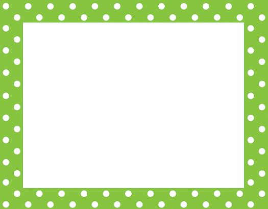 Free download lime green polka dot borders [525x410] for your Desktop